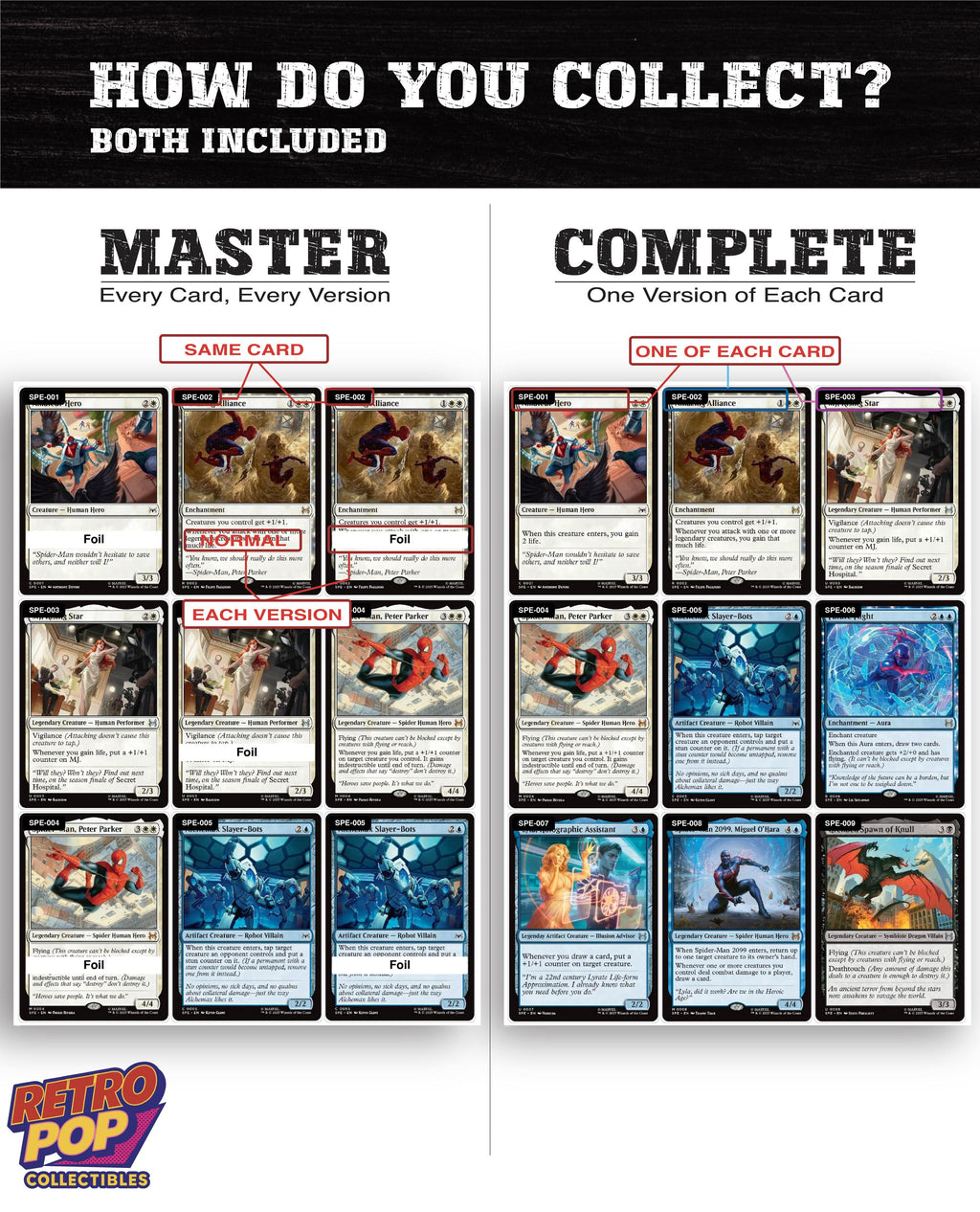 Spider-Man Eternal-Legal Magic The Gathering binder placeholders printable PDF - image 4