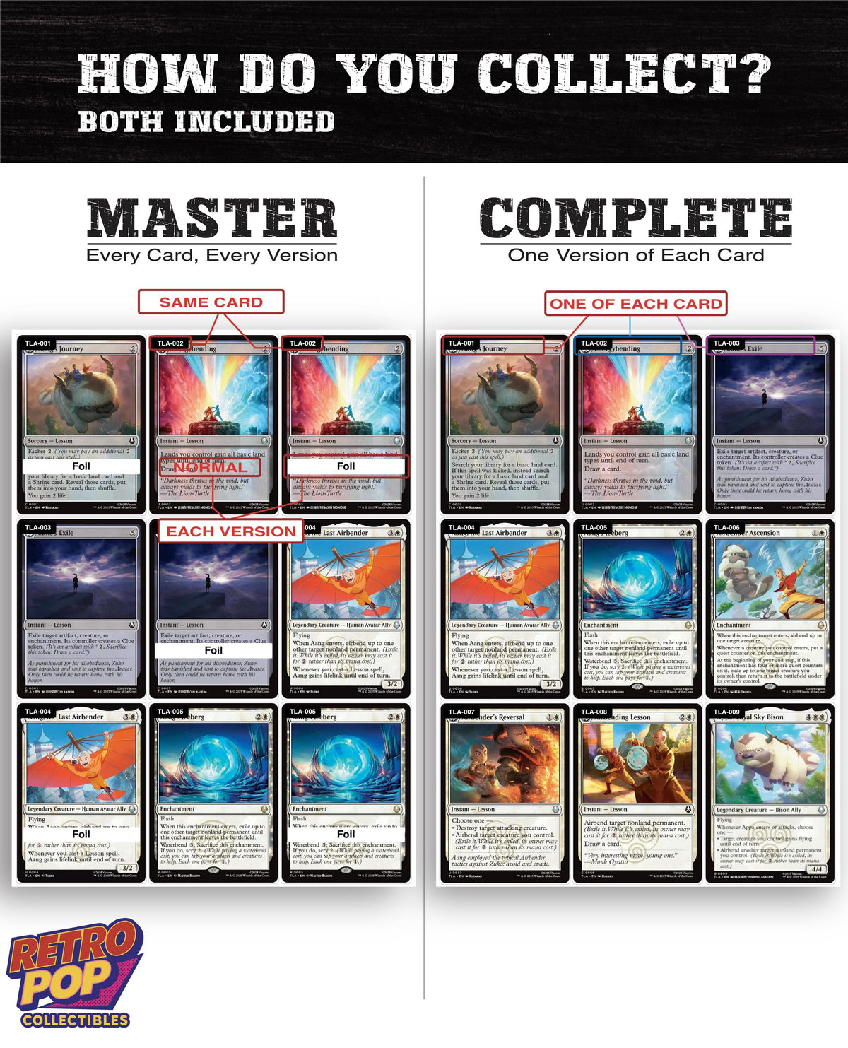 Avatar: The Last Airbender Magic The Gathering binder placeholders printable PDF - image 4