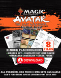 Avatar Eternal-Legal Magic The Gathering binder placeholders printable PDF - includes Aang's Shelter - Teferi's Protection