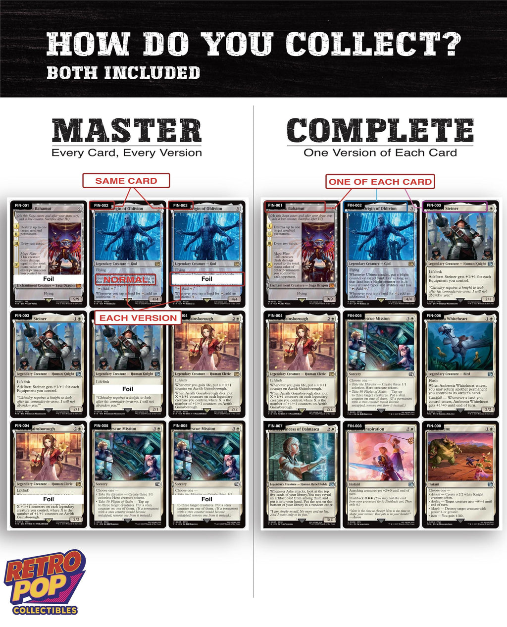 Final Fantasy Magic The Gathering binder placeholders printable PDF - image 4