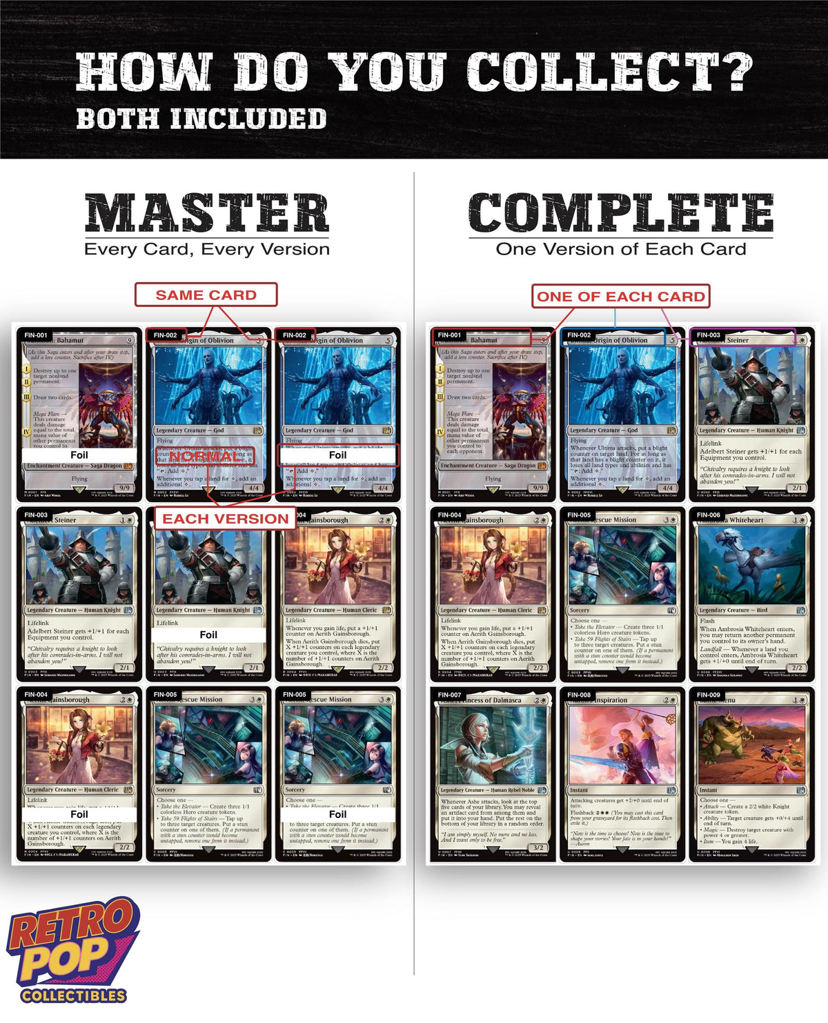 Final Fantasy Magic The Gathering binder placeholders printable PDF - image 4