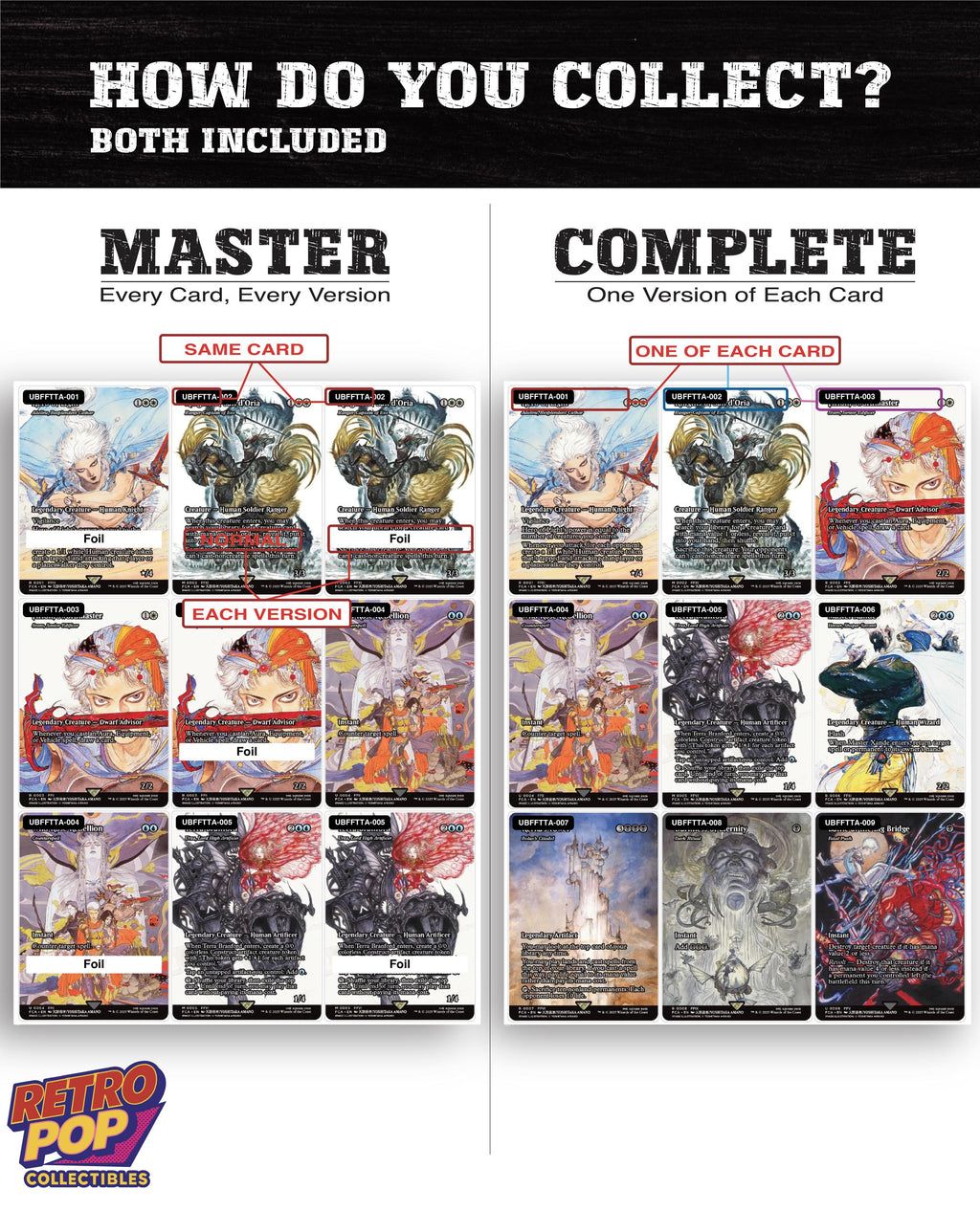 Final Fantasy Through the Ages Magic The Gathering binder placeholders printable PDF - image 4