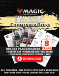 Final Fantasy Commander Magic The Gathering binder placeholders printable PDF - includes Celes, Rune Knight