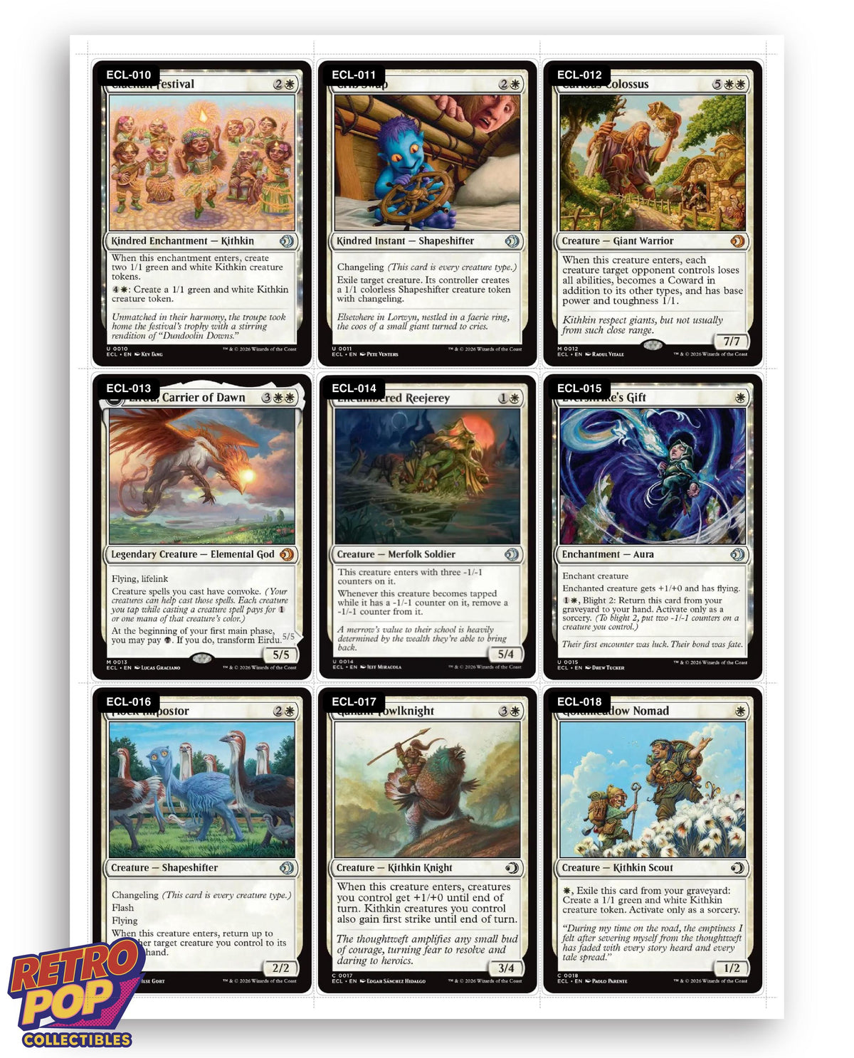 Lorwyn Eclipsed Magic The Gathering binder placeholders printable PDF - image 10