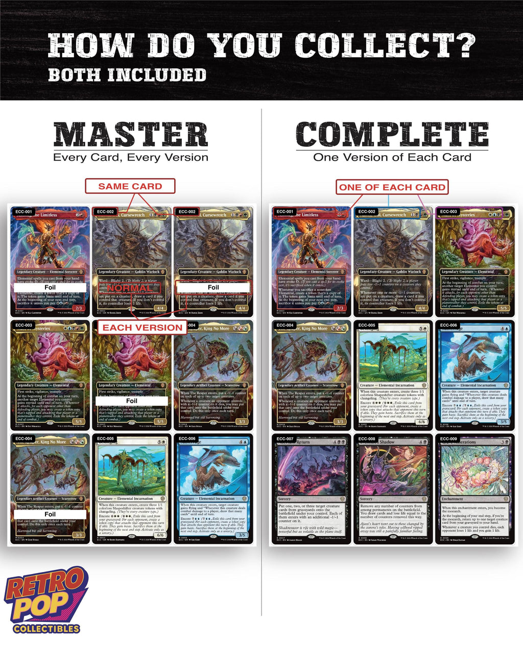 Lorwyn Eclipsed Commander Magic The Gathering binder placeholders printable PDF - image 4