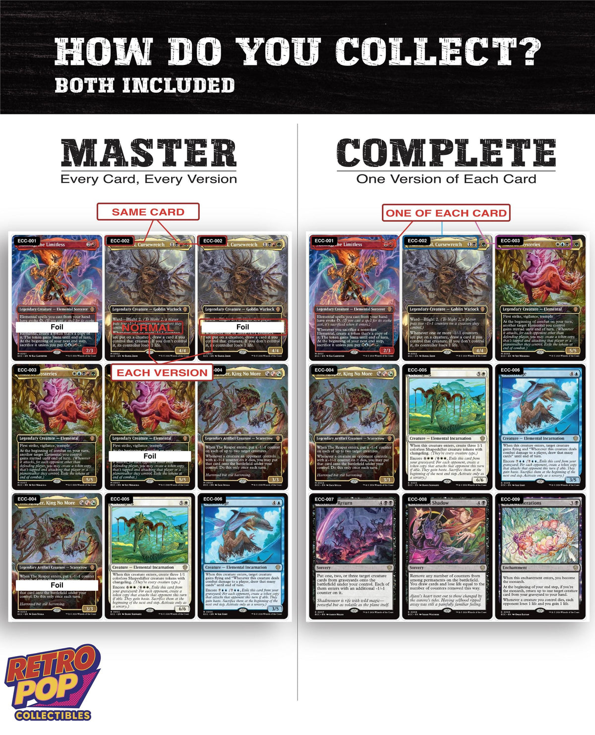 Lorwyn Eclipsed Commander Magic The Gathering binder placeholders printable PDF - image 4
