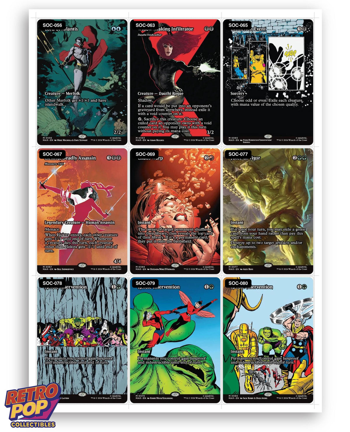 Marvel Eternal-Legal Magic The Gathering binder placeholders printable PDF - image 8