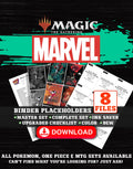 Marvel Eternal-Legal Magic The Gathering binder placeholders printable PDF - includes Arachnogenesis