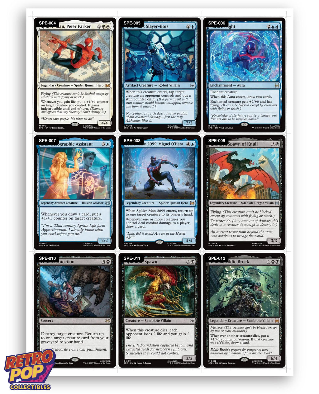 Spider-Man Eternal-Legal Magic The Gathering binder placeholders printable PDF - image 7