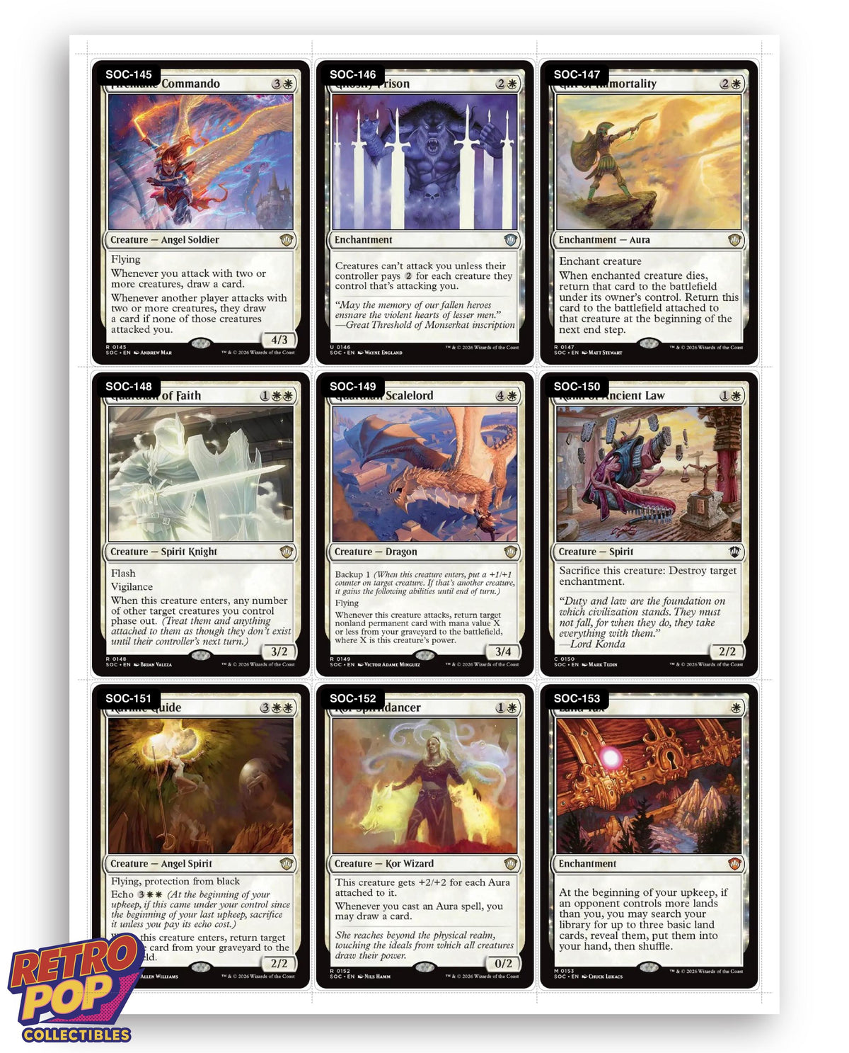 Secrets of Strixhaven Commander Magic The Gathering binder placeholders printable PDF - image 10
