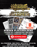 Quarter Century Stampede Yu-Gi-Oh binder placeholders printable PDF - includes Blazing Cartesia, the Virtuous