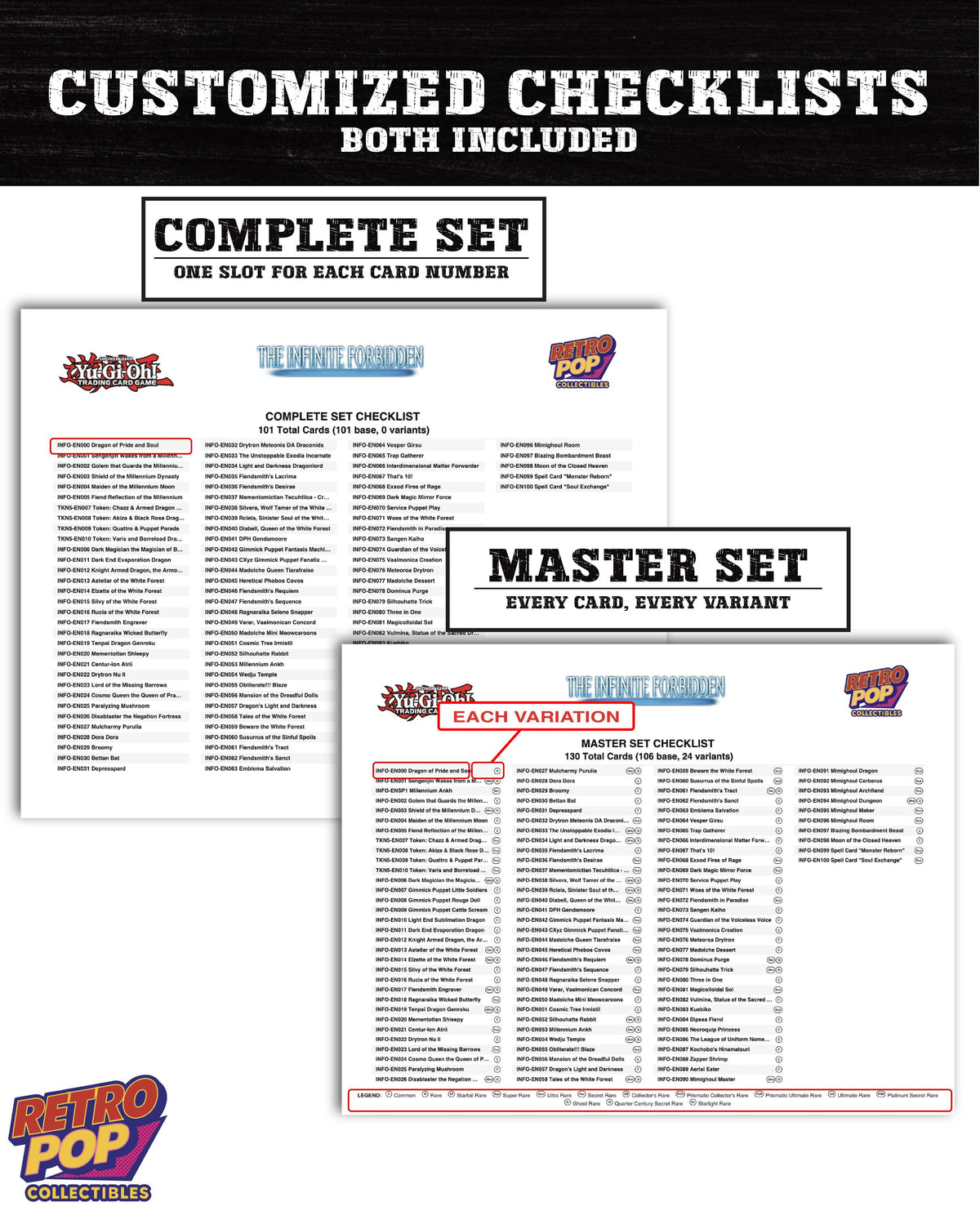 The Infinite Forbidden Yu-Gi-Oh binder placeholders printable PDF - image 6
