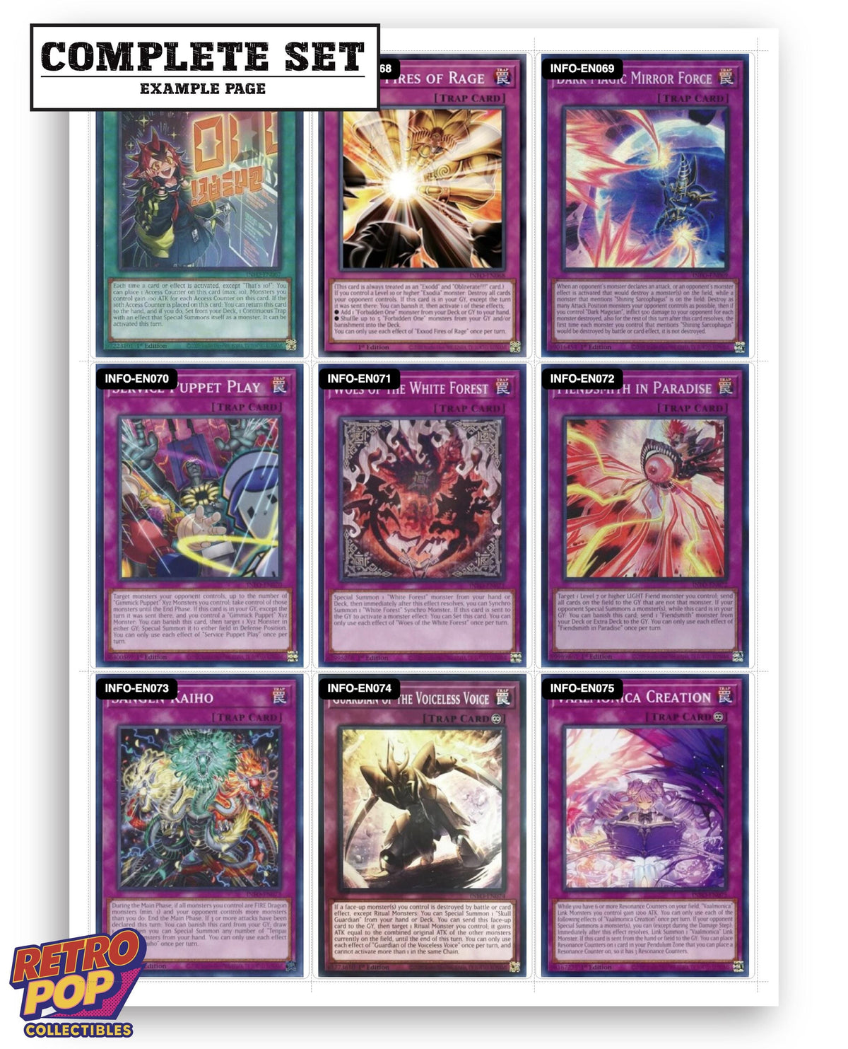 The Infinite Forbidden Yu-Gi-Oh binder placeholders printable PDF - image 7