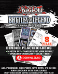 Battles of Legend: Terminal Revenge Yu-Gi-Oh binder placeholders printable PDF - includes Dragon Master Magia