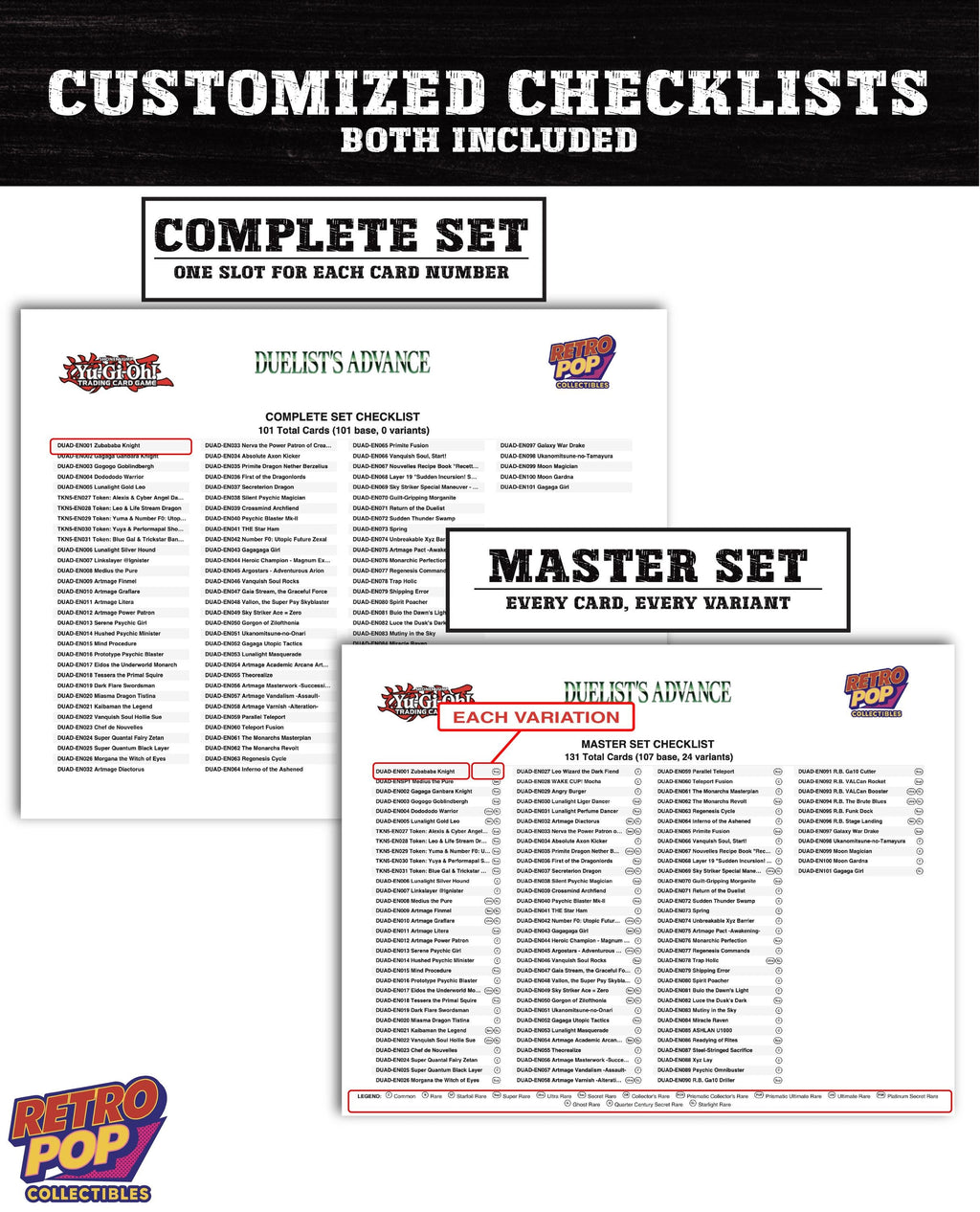 Duelist's Advance Yu-Gi-Oh binder placeholders printable PDF - image 6