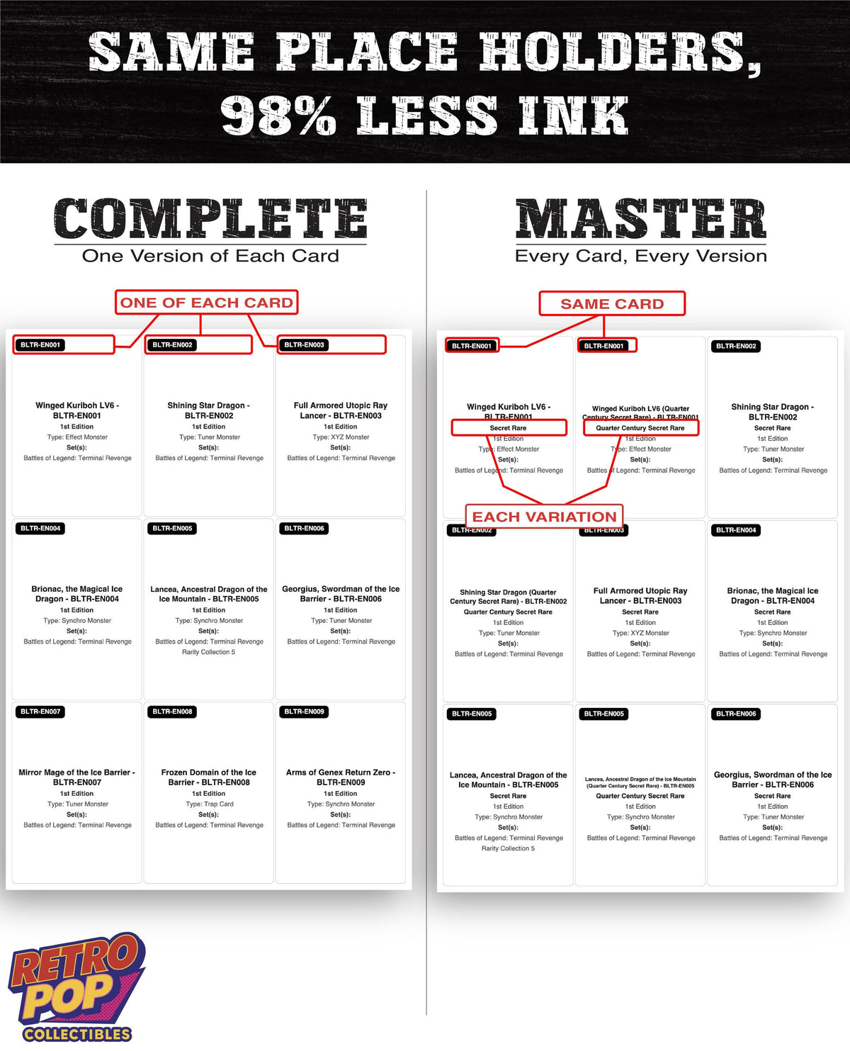 Battles of Legend: Terminal Revenge Yu-Gi-Oh binder placeholders printable PDF - image 5