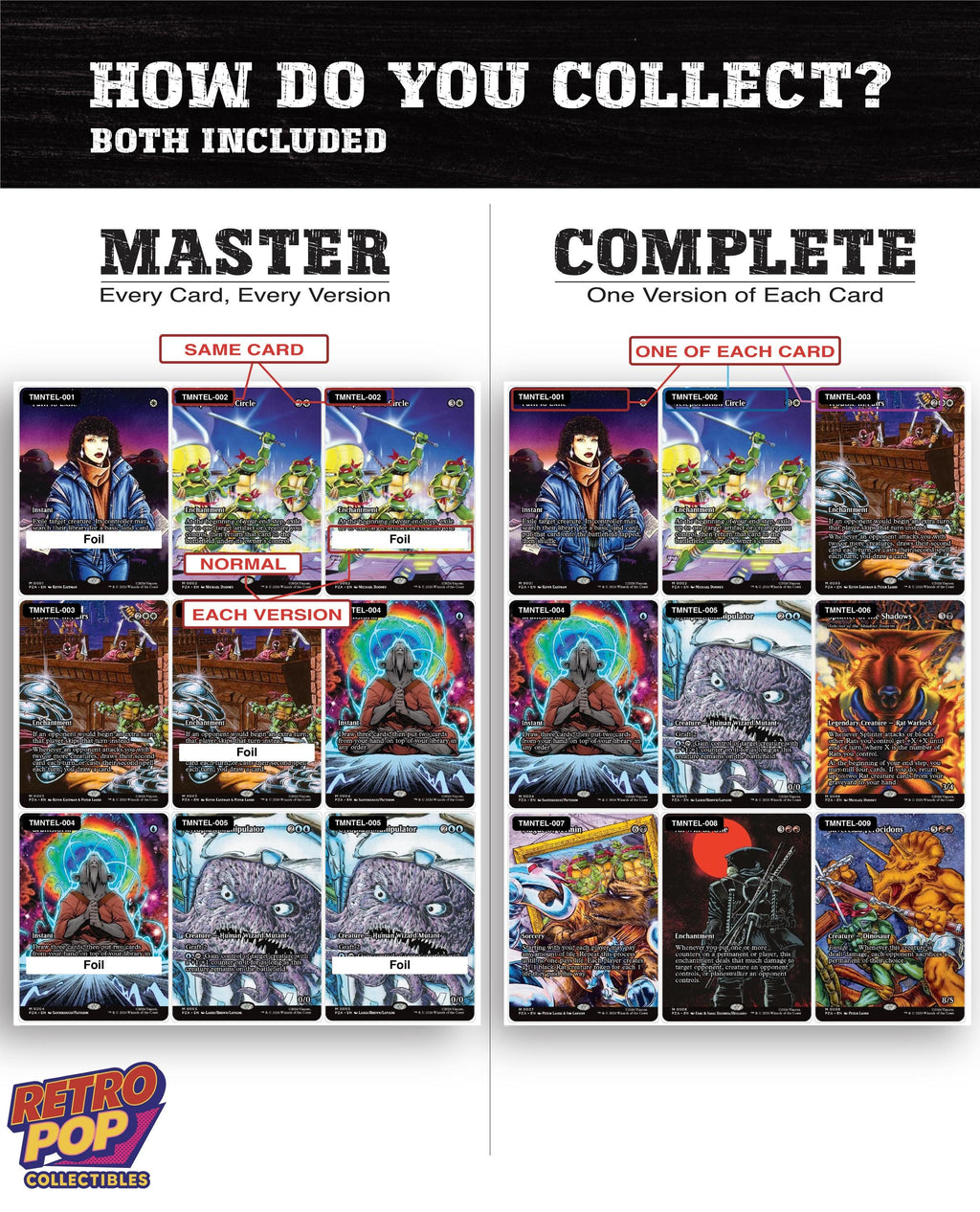 TMNT Eternal-Legal Magic The Gathering binder placeholders printable PDF - image 4