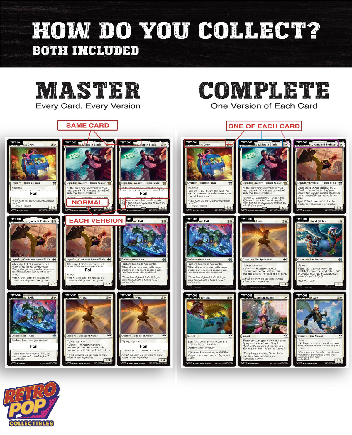 Teenage Mutant Ninja Turtles Magic The Gathering binder placeholders printable PDF - image 4