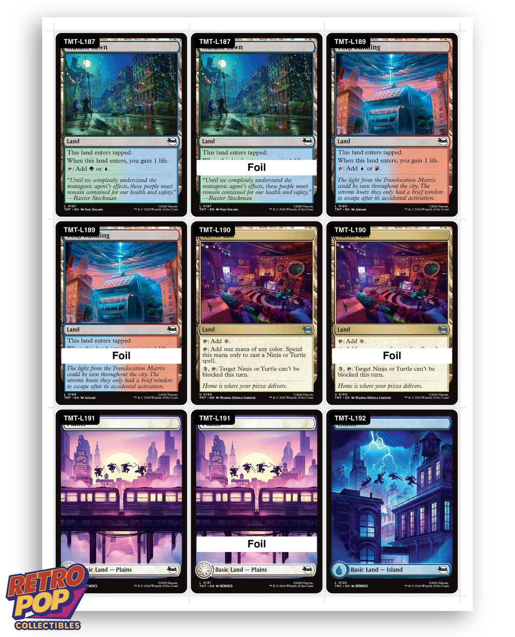 Teenage Mutant Ninja Turtles Magic The Gathering binder placeholders printable PDF - image 10