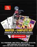 Every Sabrina Pokemon card ever made - gym leader master set binder placeholders with Sabrina's Gengar