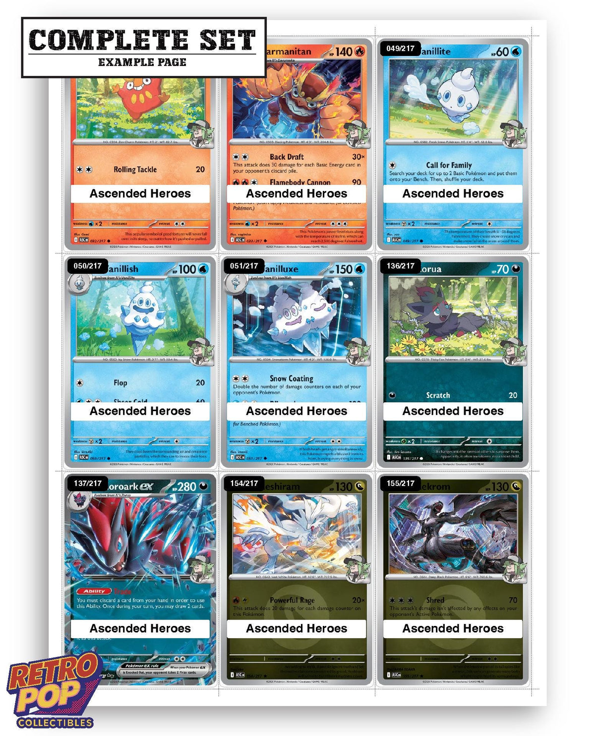 Every N Pokemon card ever made - trainer master set binder placeholders - image 10