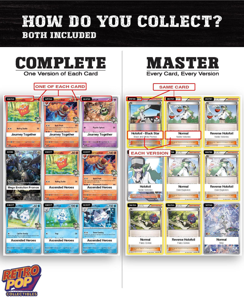 Every N Pokemon card ever made - trainer master set binder placeholders - image 5