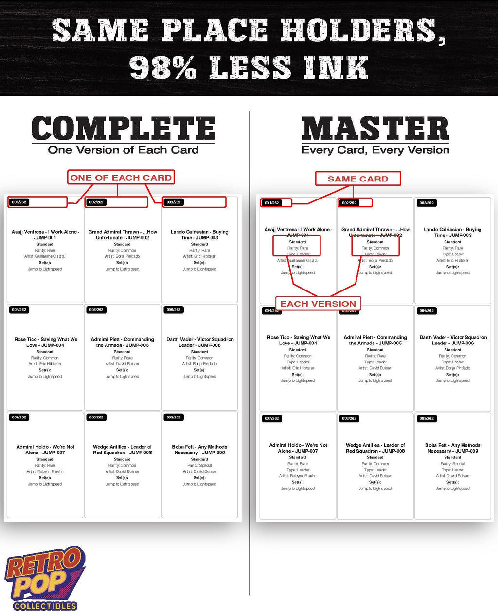 Jump to Lightspeed Star Wars Unlimited binder placeholders printable PDF - image 5