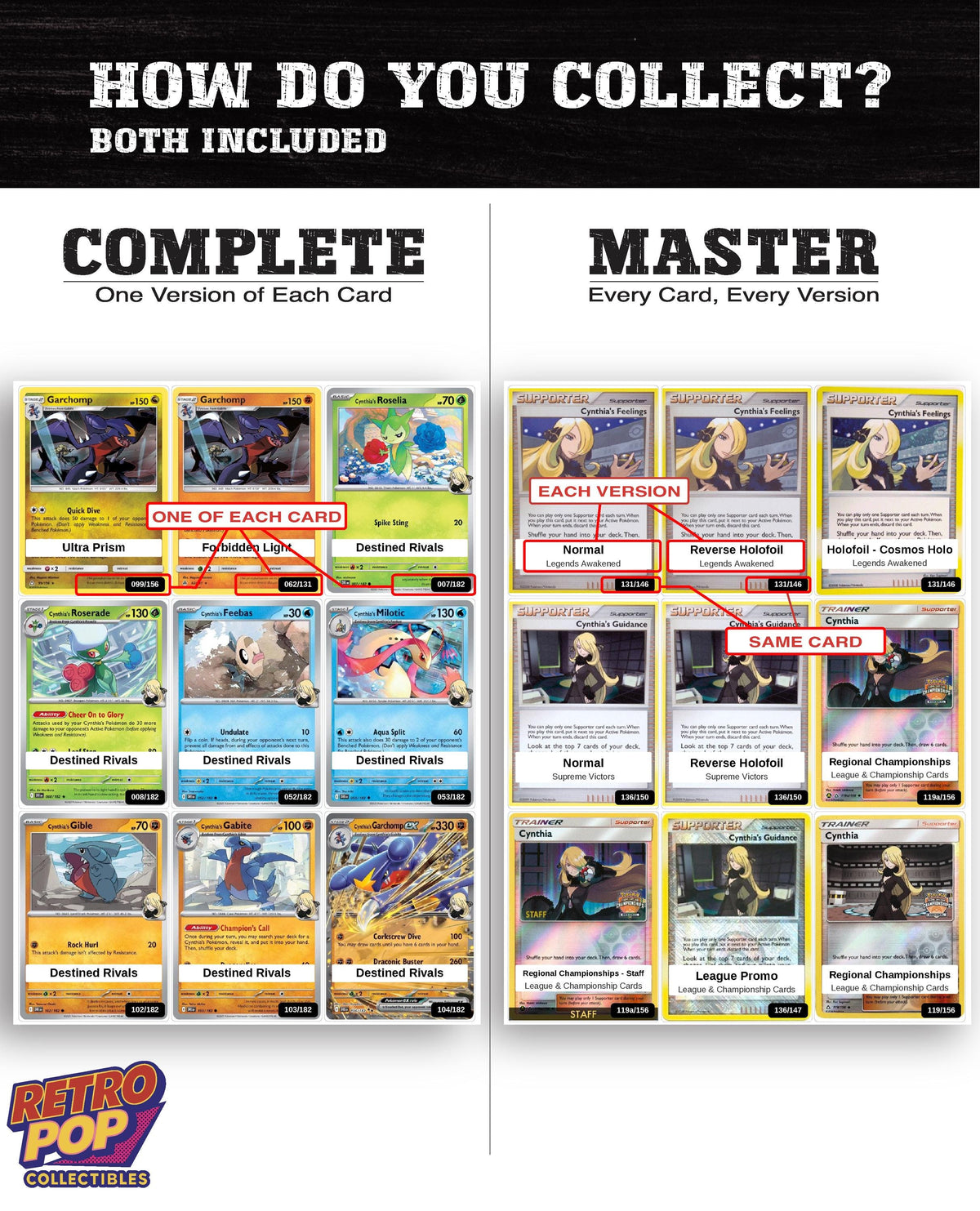 Every Cynthia Pokemon card ever made - trainer master set binder placeholders - image 5