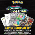 Journey Together Pokemon binder placeholders printable PDF - includes Lillie's Clefairy ex