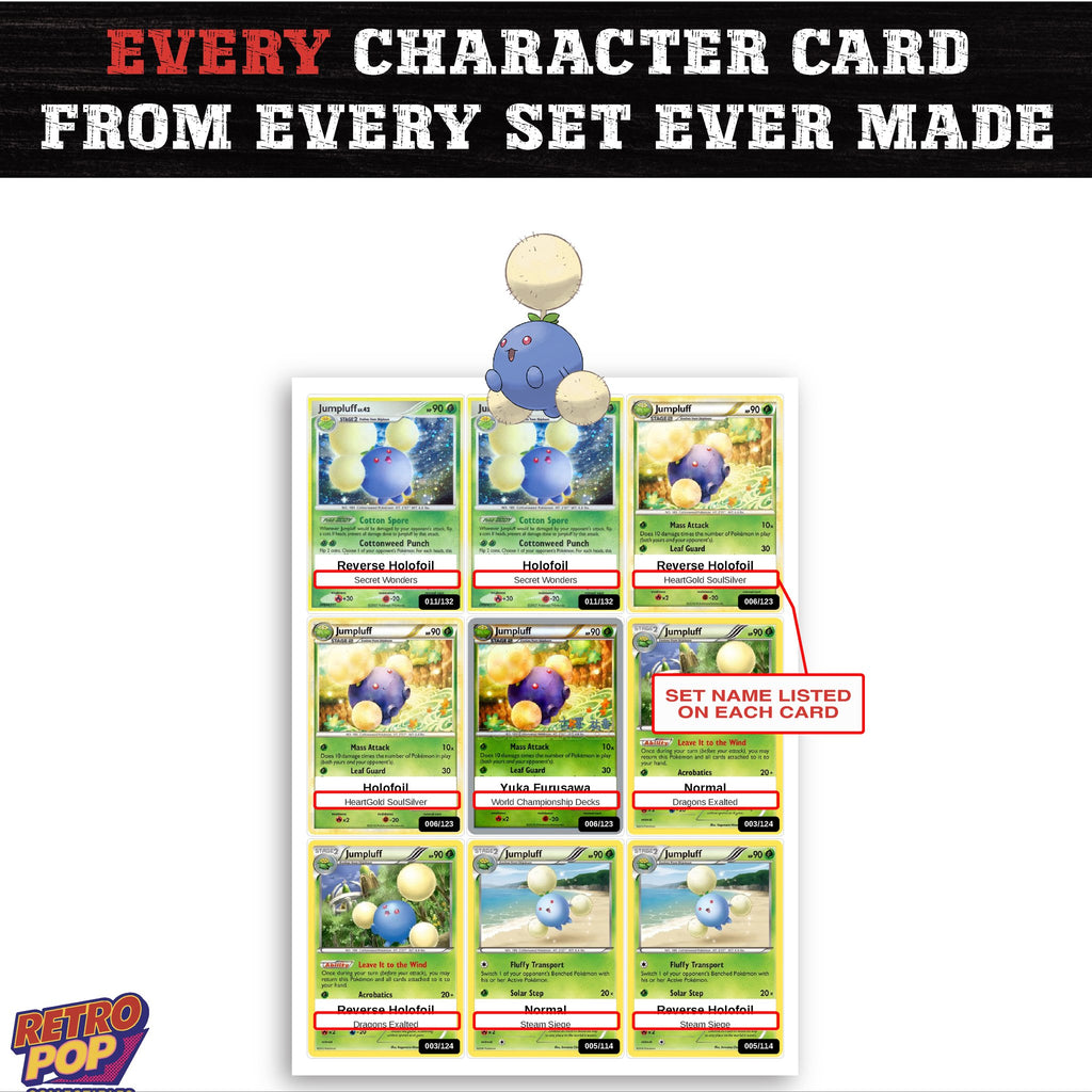 Jumpluff card collection preview - every set Jumpluff appears in