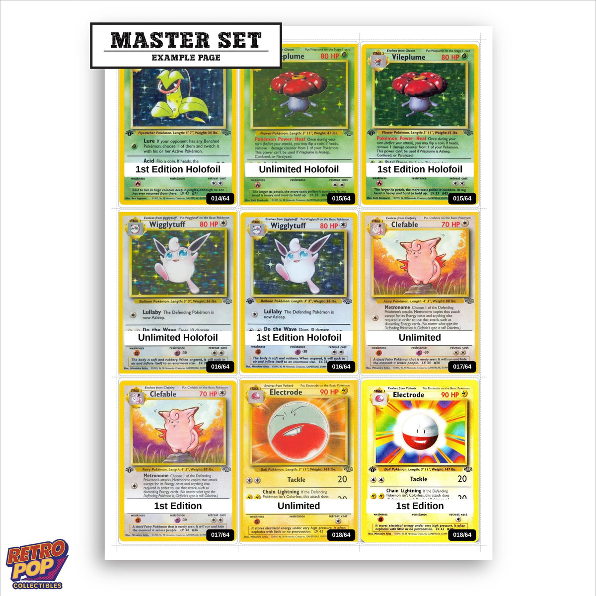 Printed Jungle placeholders in binder - real photo 1