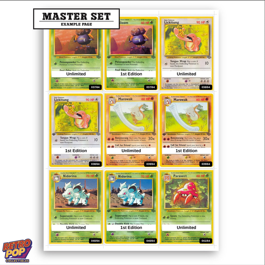 Printed Jungle placeholders in binder - real photo 3