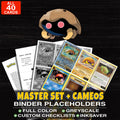 Every Kabuto Pokemon card ever made - master set binder placeholders with Kabuto