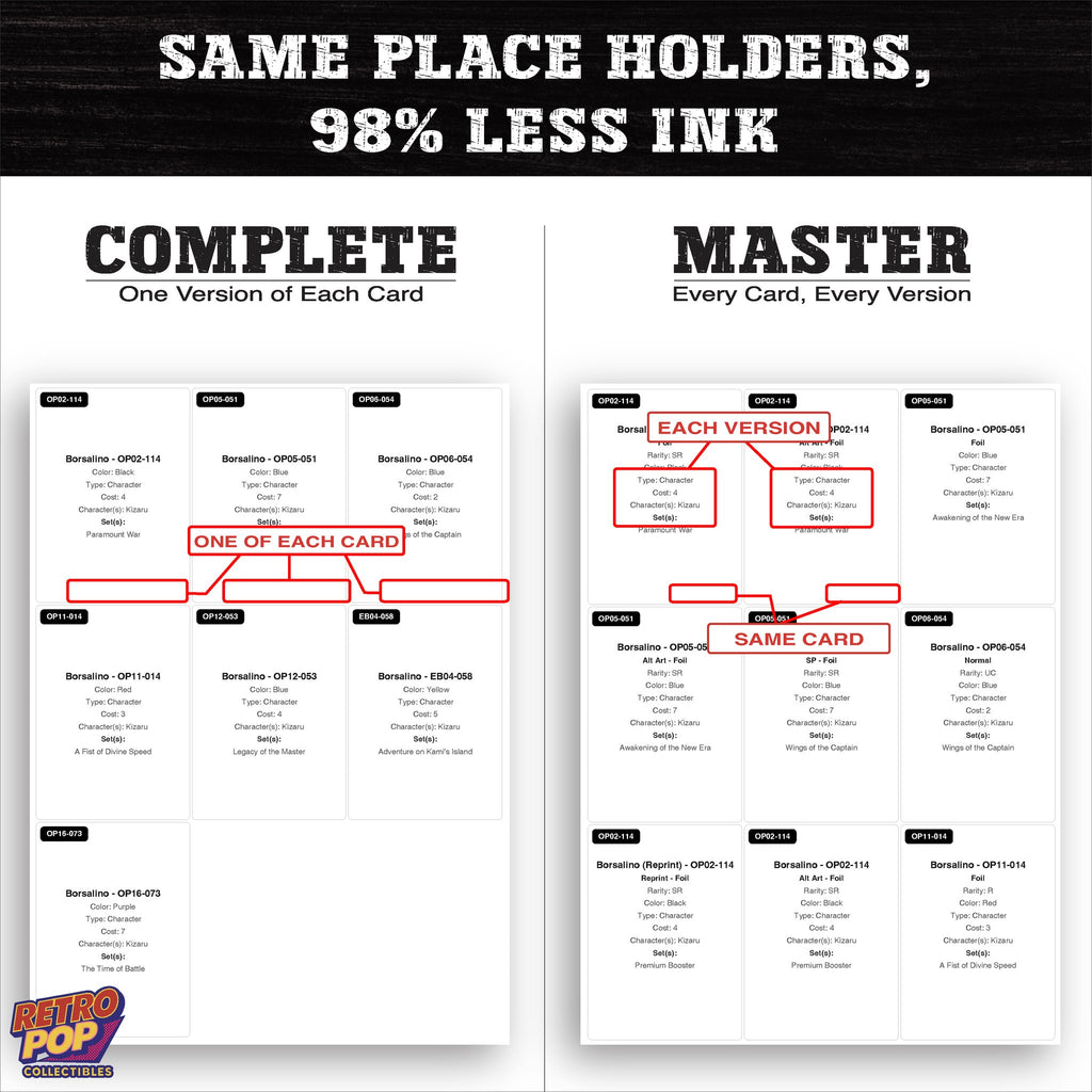 Ink saver greyscale Kizaru One Piece placeholder sheet - 98 percent less ink