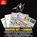 Every Klefki Pokemon card ever made - master set binder placeholders with Klefki