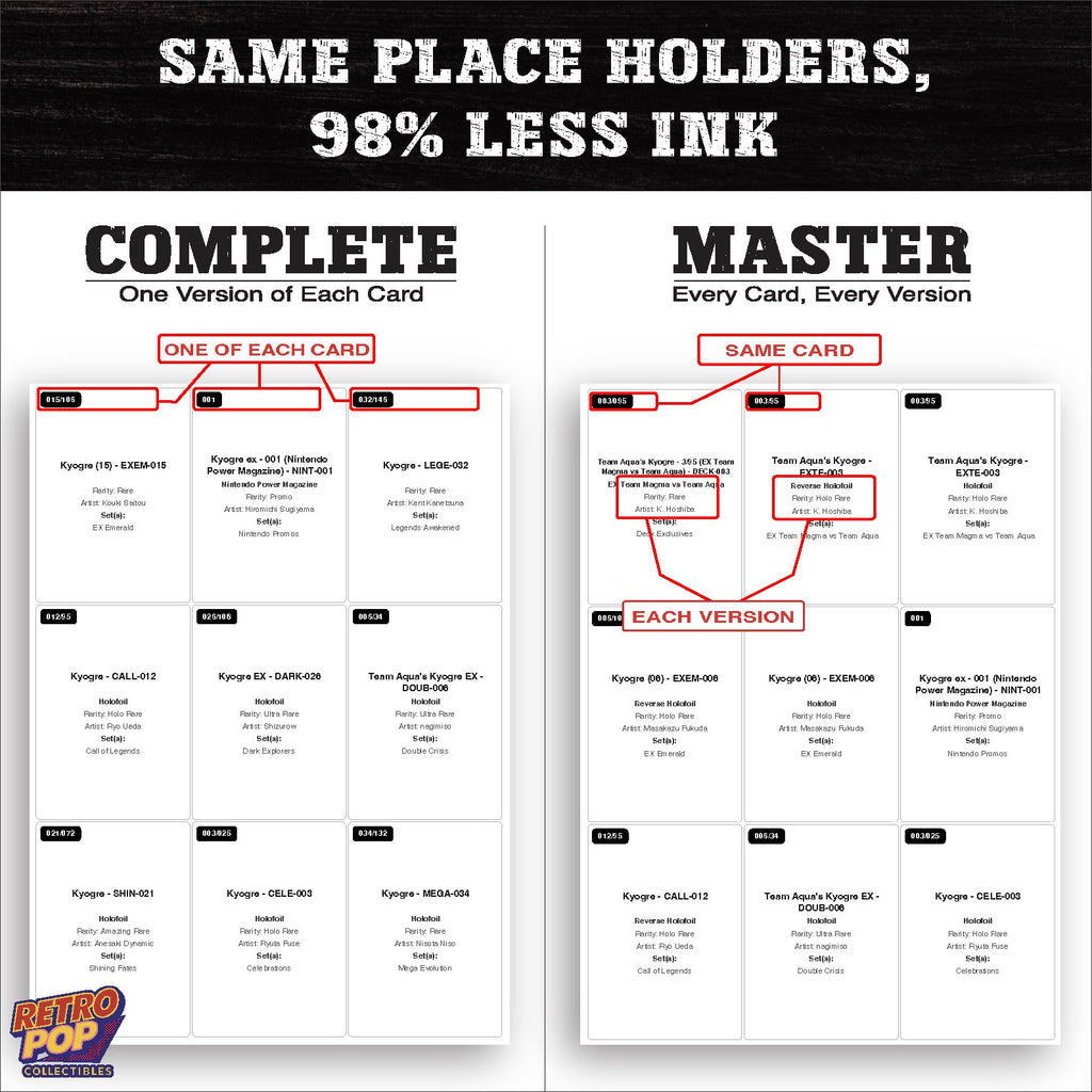 Ink saver greyscale Kyogre placeholder sheet - 98 percent less ink