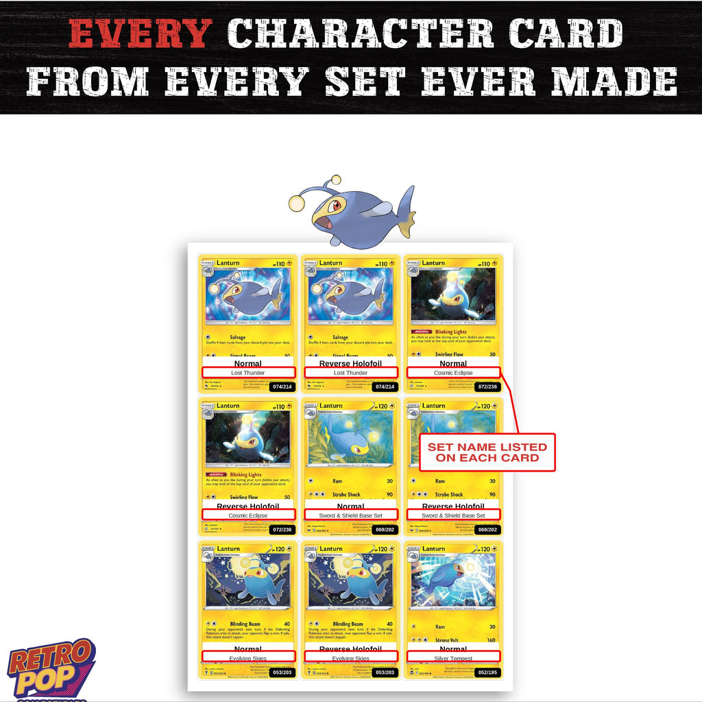 Lanturn card collection preview - every set Lanturn appears in
