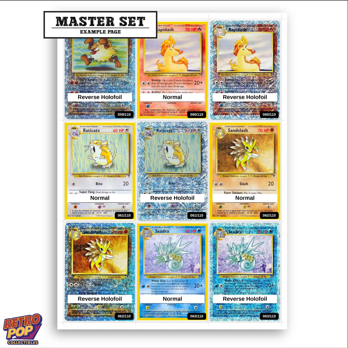Printed Legendary Collection placeholders in binder - real photo 3