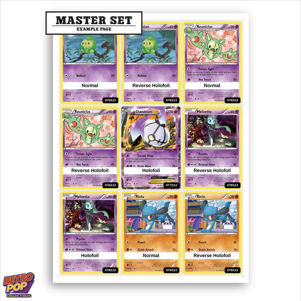 Printed Legendary Treasures placeholders in binder - real photo 1