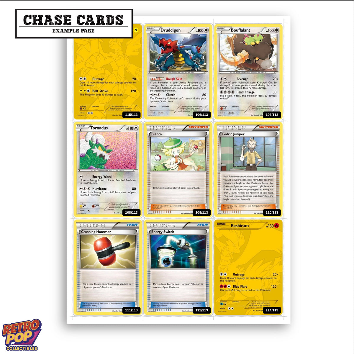 Printed Legendary Treasures placeholders in binder - real photo 2