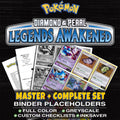 Legends Awakened Pokemon binder placeholders printable PDF - includes Mewtwo Lv.X