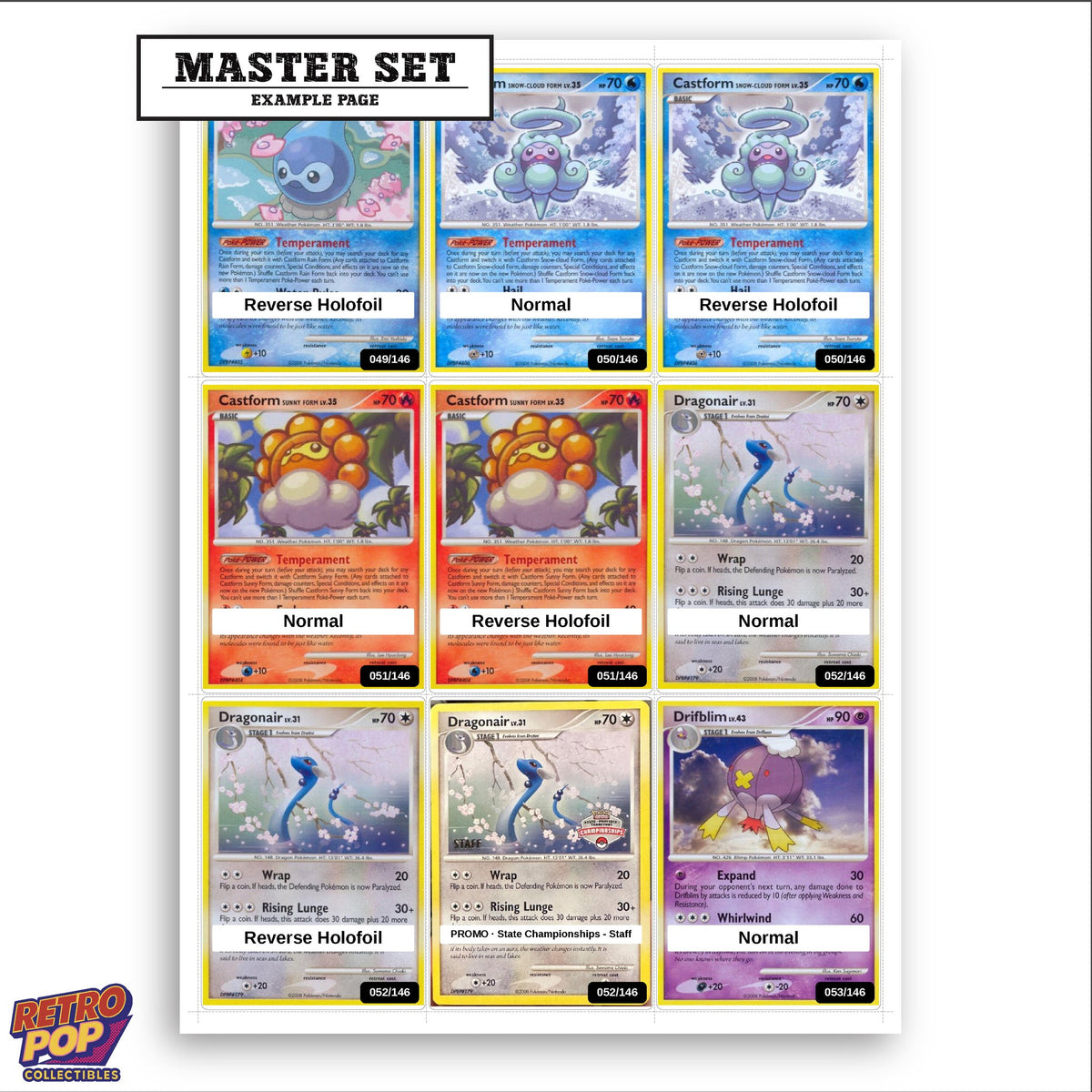 Printed Legends Awakened placeholders in binder - real photo 3