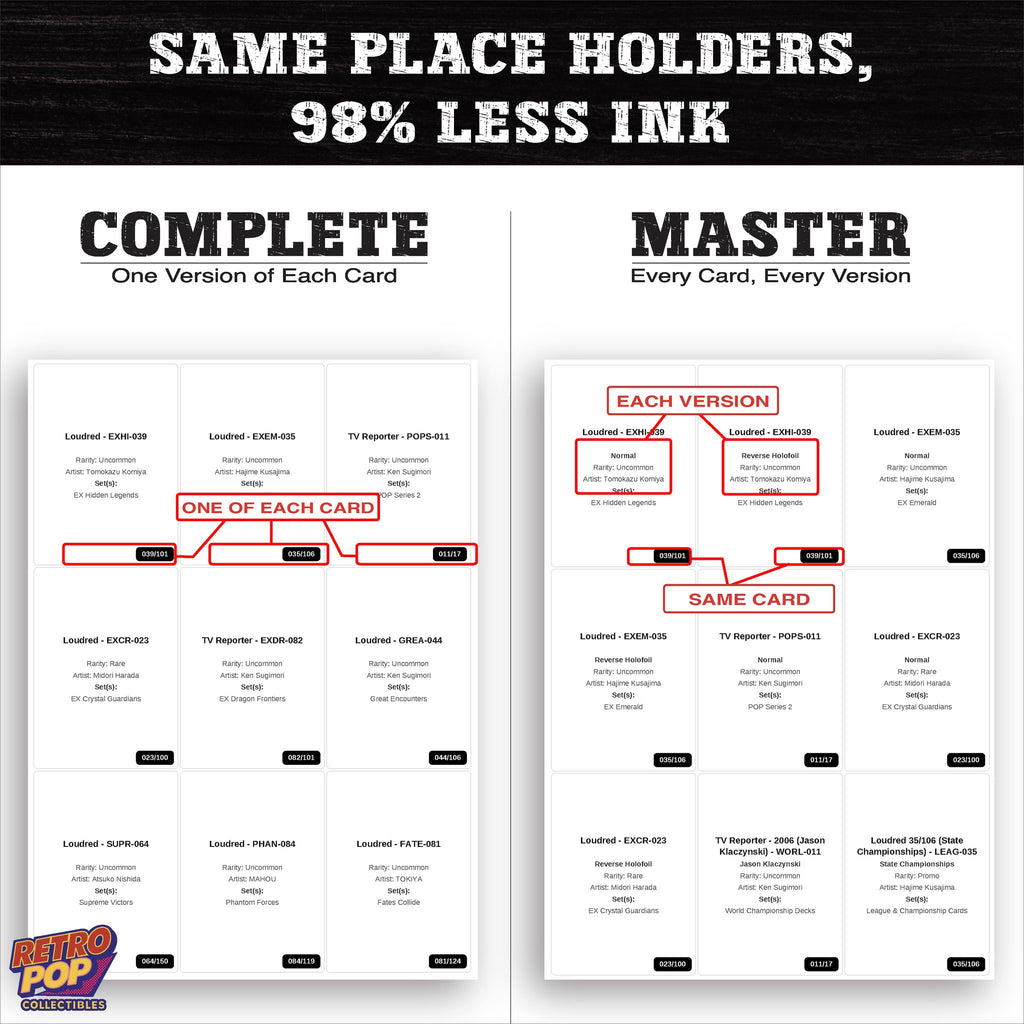 Ink saver greyscale Loudred placeholder sheet - 98 percent less ink