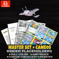 Every Mantine Pokemon card ever made - master set binder placeholders with Mantine