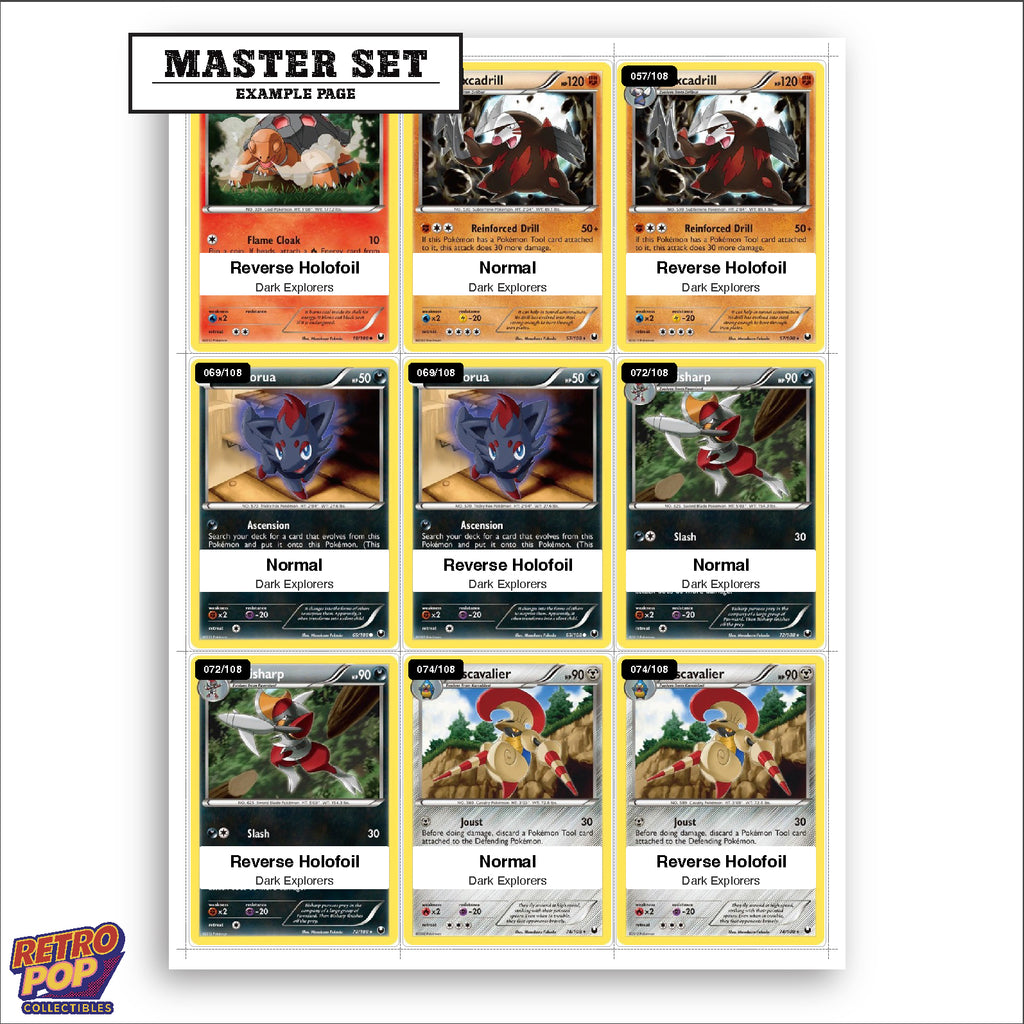 Printed Masakazu Fukuda Pokemon placeholders in binder - real photo 3