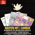 Every Milcery Pokemon card ever made - master set binder placeholders with Milcery