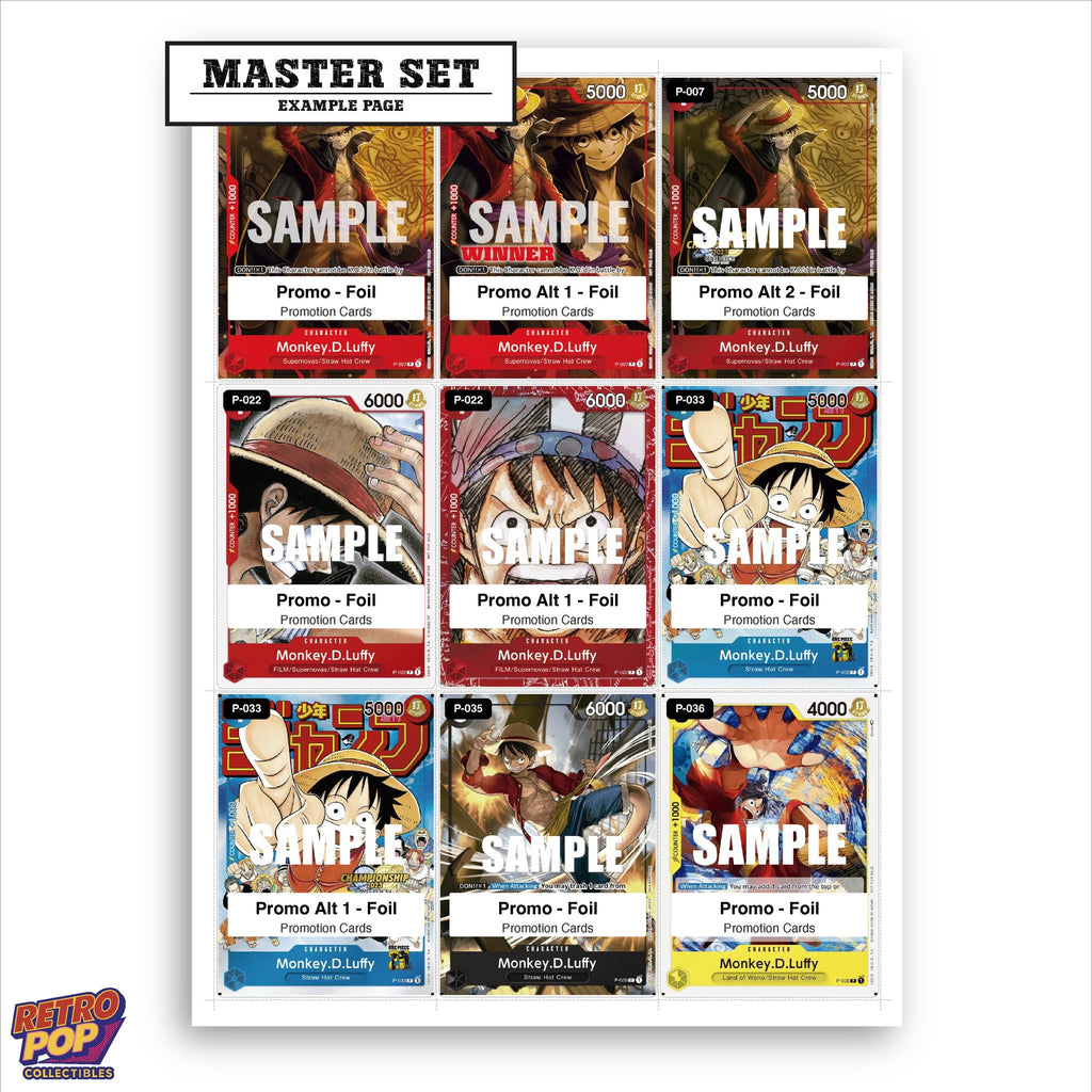 Printed Monkey D. Luffy One Piece placeholders in binder - real photo 1