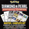 Mysterious Treasures Pokemon binder placeholders printable PDF - includes Lucario Lv.X