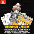 Every Nacli Pokemon card ever made - master set binder placeholders with Nacli