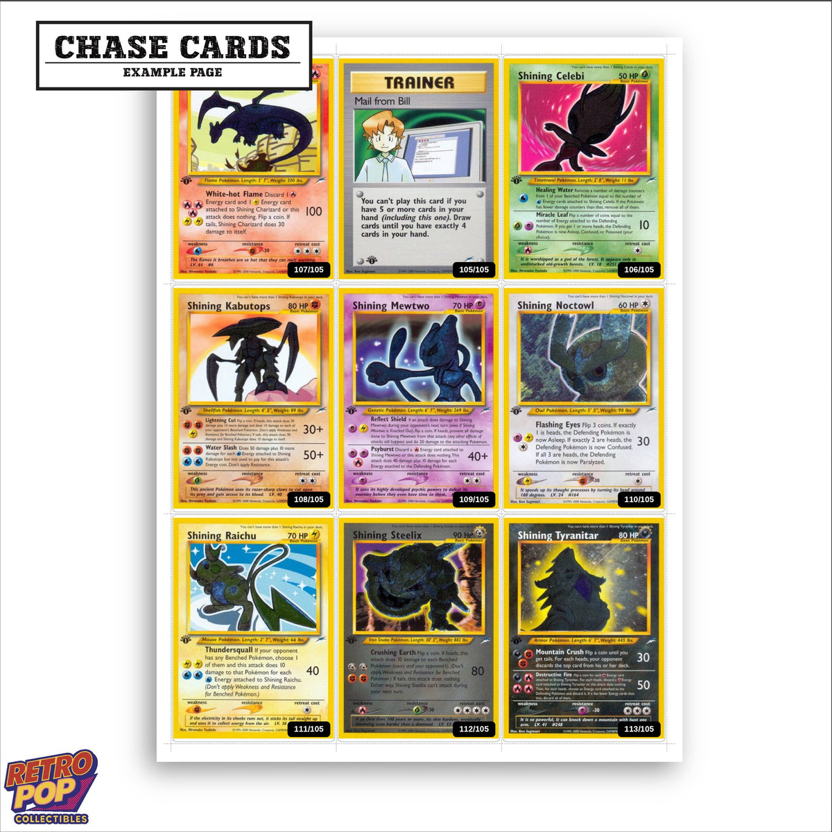 Printed Neo Destiny placeholders in binder - real photo 2